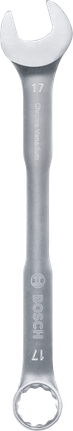 Kunci kombinasi Bosch 17 mm krom vanadium.